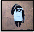 Not Banksy,I Don't Get It,Limited Edition Stencil.